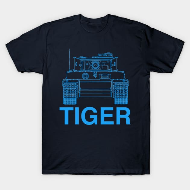 Tiger Tank T-Shirt by Toby Wilkinson